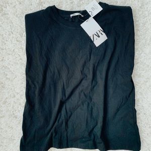 ZARA Tank With Padded Shoulders